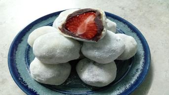 Sadece 5 malzemeyle evde mochi tarifi!
